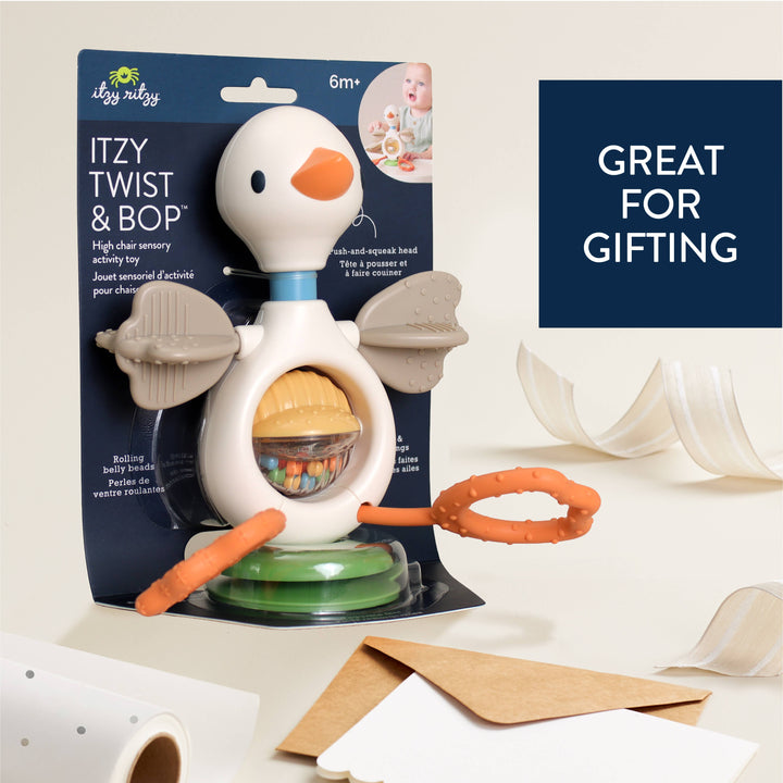 *NEW* Itzy Twist &amp; Bop™ - High Chair Sensory Toy Goose