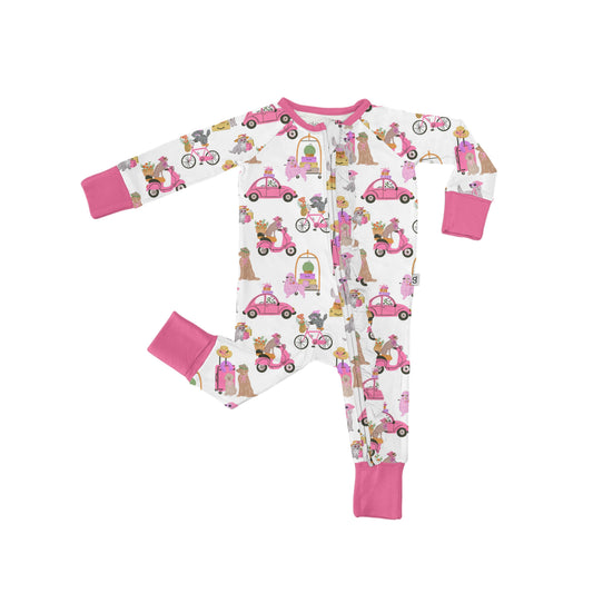 LS Convertible Zip with Ruffles - Puppy Chic