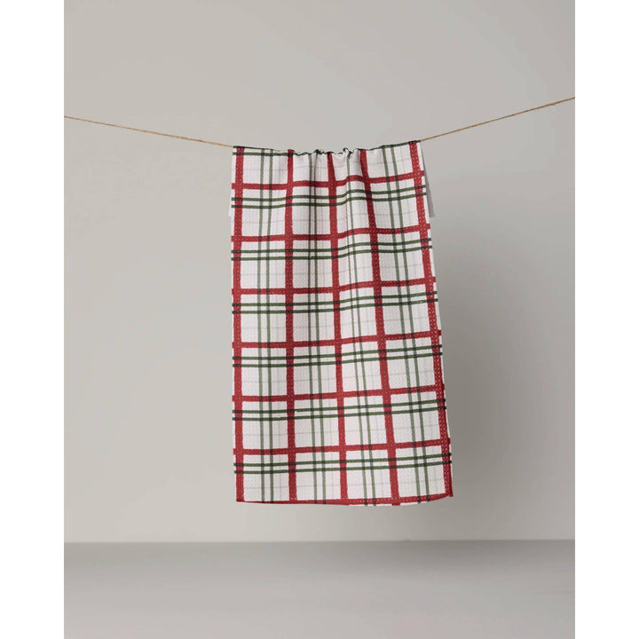 Ribbon Plaid Mini Towel - Holiday 2026