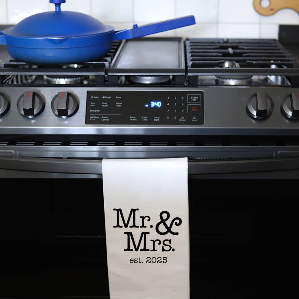 MR &amp; MRS 2025 TEA TOWEL