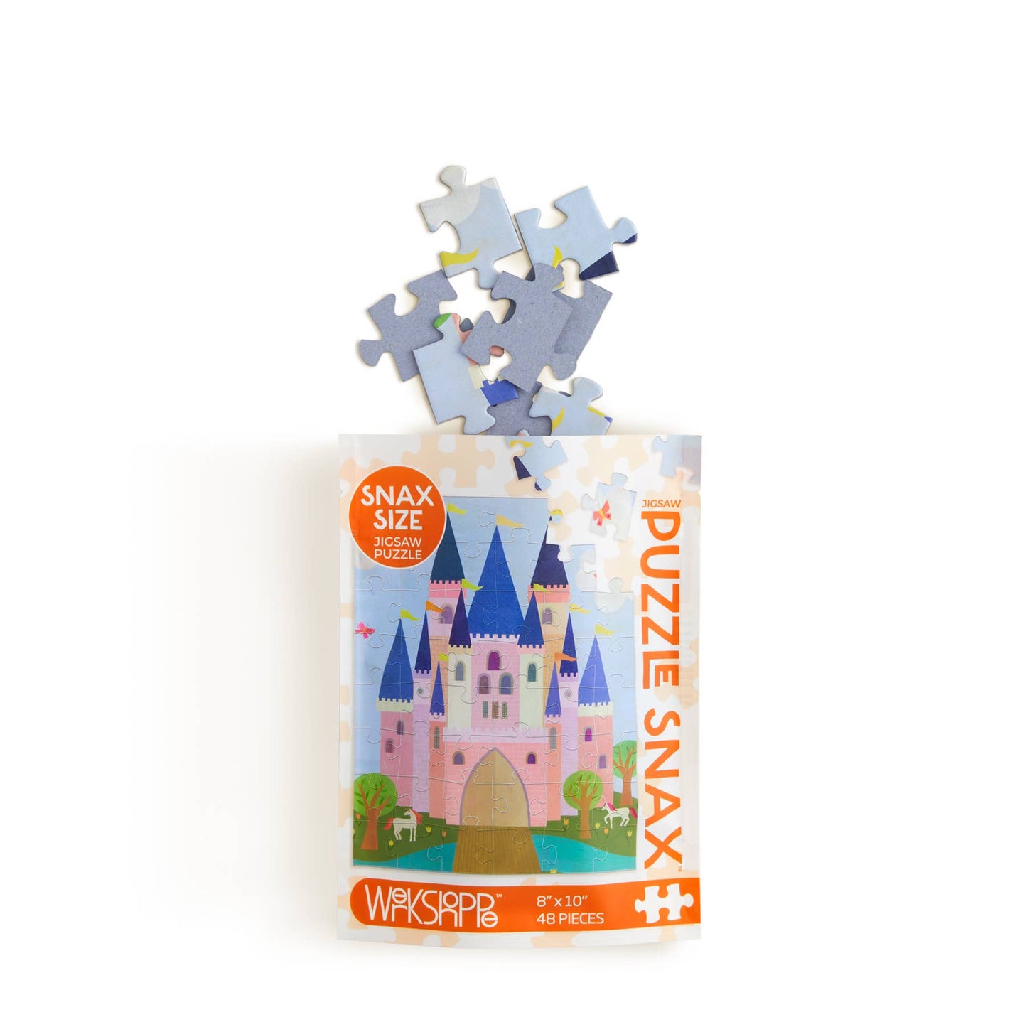 Pink Royal Castle | 48 Piece Kids Puzzle Snax