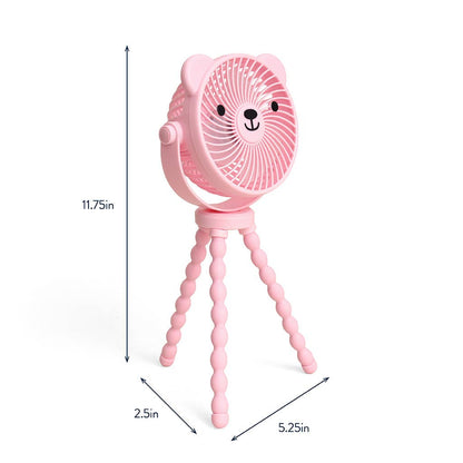Itzy Ritzy® Itzy Breeze™ 3-Speed Stroller Fan – Pink
