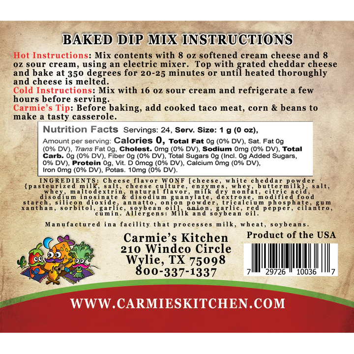 Baked Enchilada Dip Mix