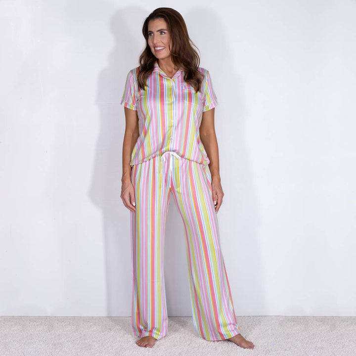 Janey Stripe Sleep Shirt &amp; Pants