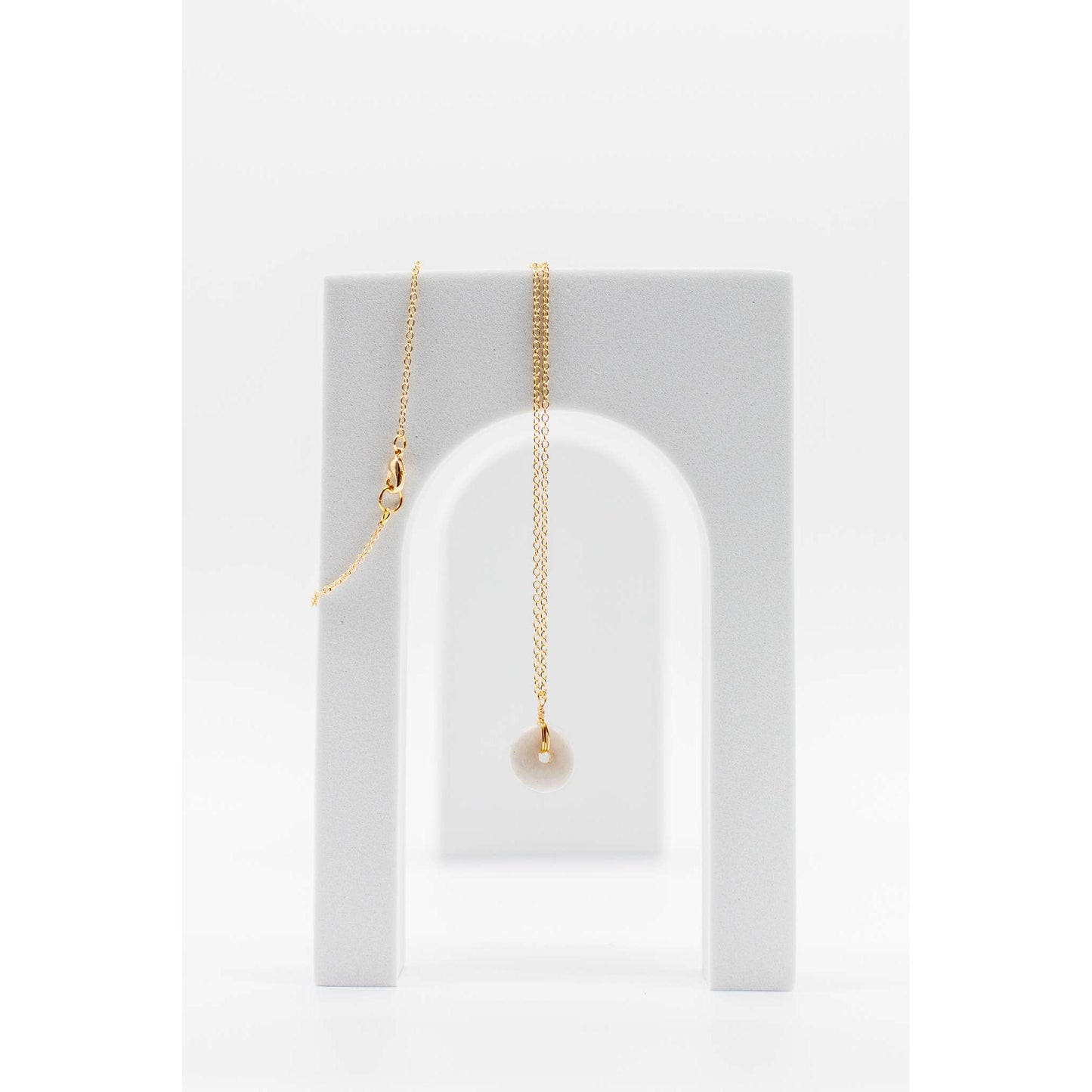 Recycled Glass Pendant Necklace