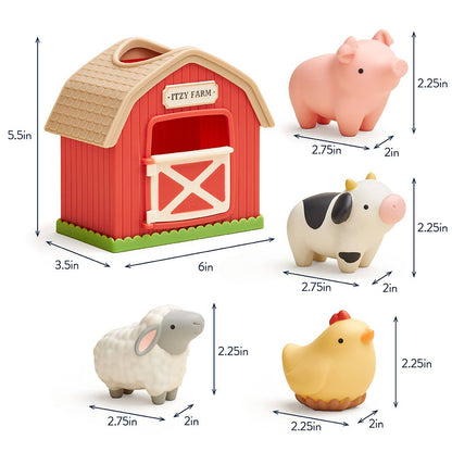 Itzy Ritzy Itzy Play Barn™ - Plush Spill & Fill Sensory Activity Toy