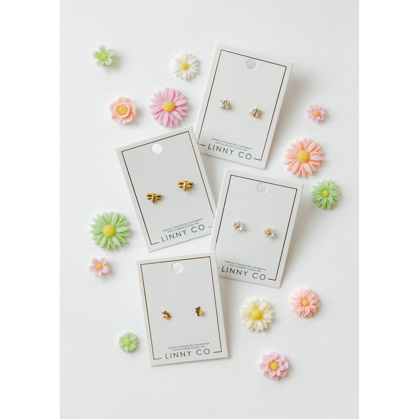 Screwback Stud Earrings - Maren