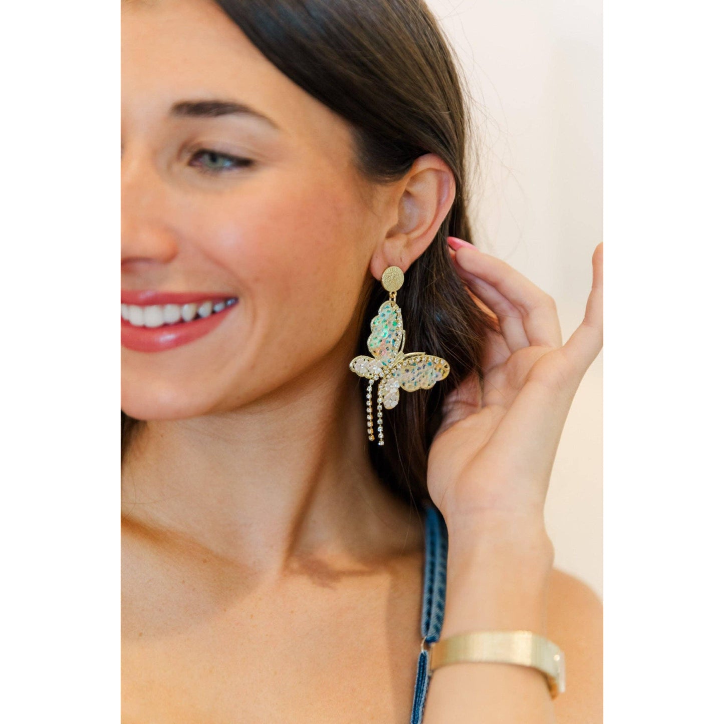Lilliana Lightweight Butterfly Drops