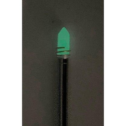 GLOW IN THE DARK  - green crystal pen