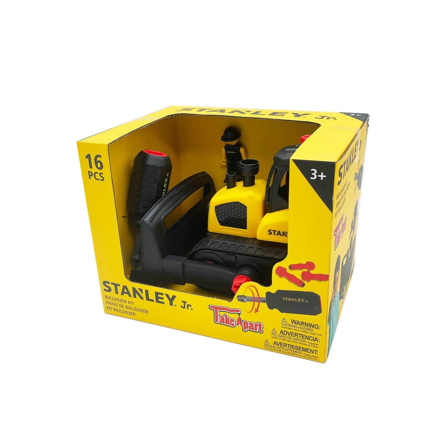 Red Toolbox Stanley Jr. Take Apart Classic Bulldozer