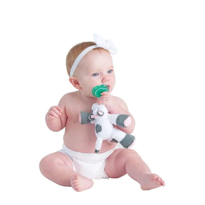 Cutsie Cow Paci-Plushies Buddies