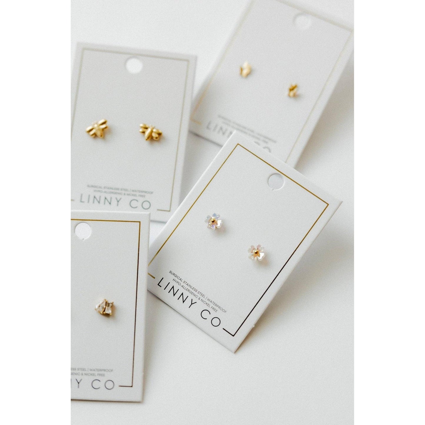 Screwback Stud Earrings - Sloane