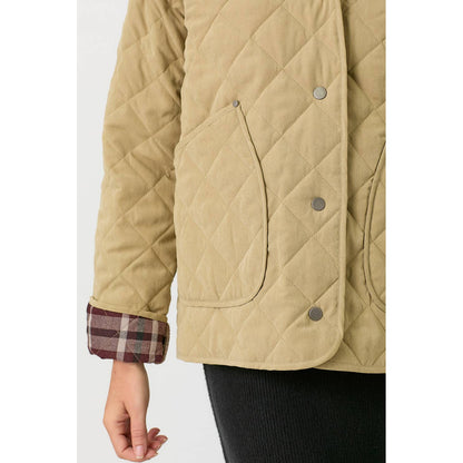 Contrast Quilted Jacket