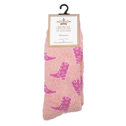 Women's Cowgirl Boots Snuggle Socks