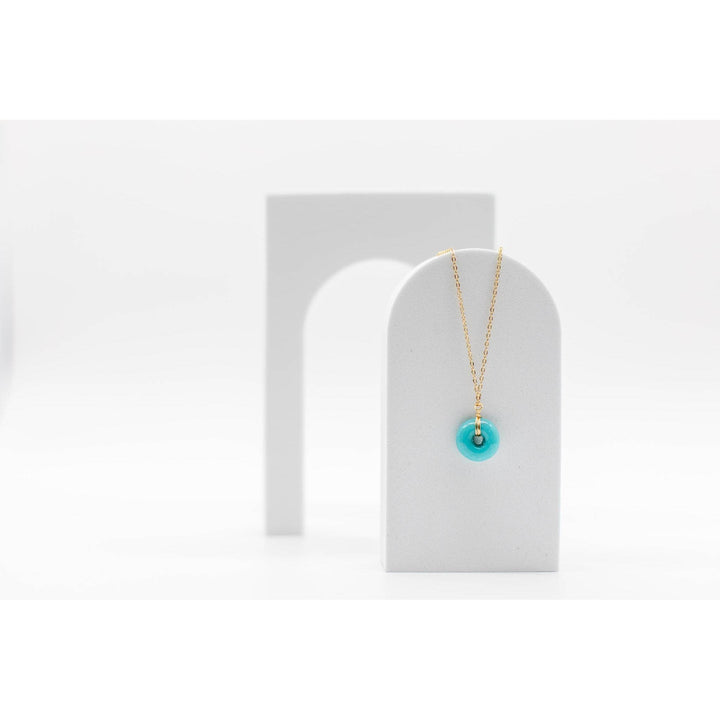 Recycled Glass Pendant Necklace