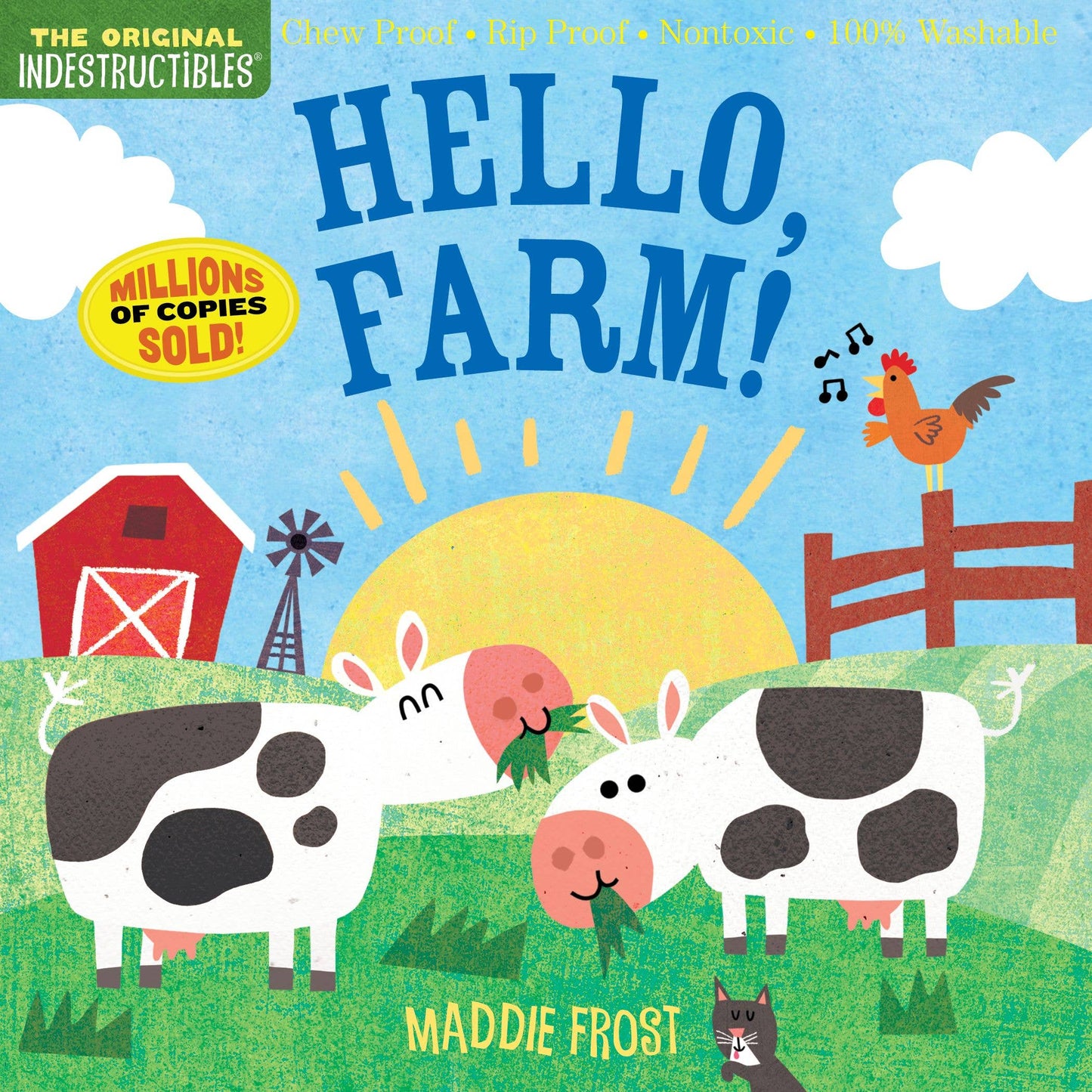 Indestructibles: Hello, Farm! (Chew-Proof Baby Book)