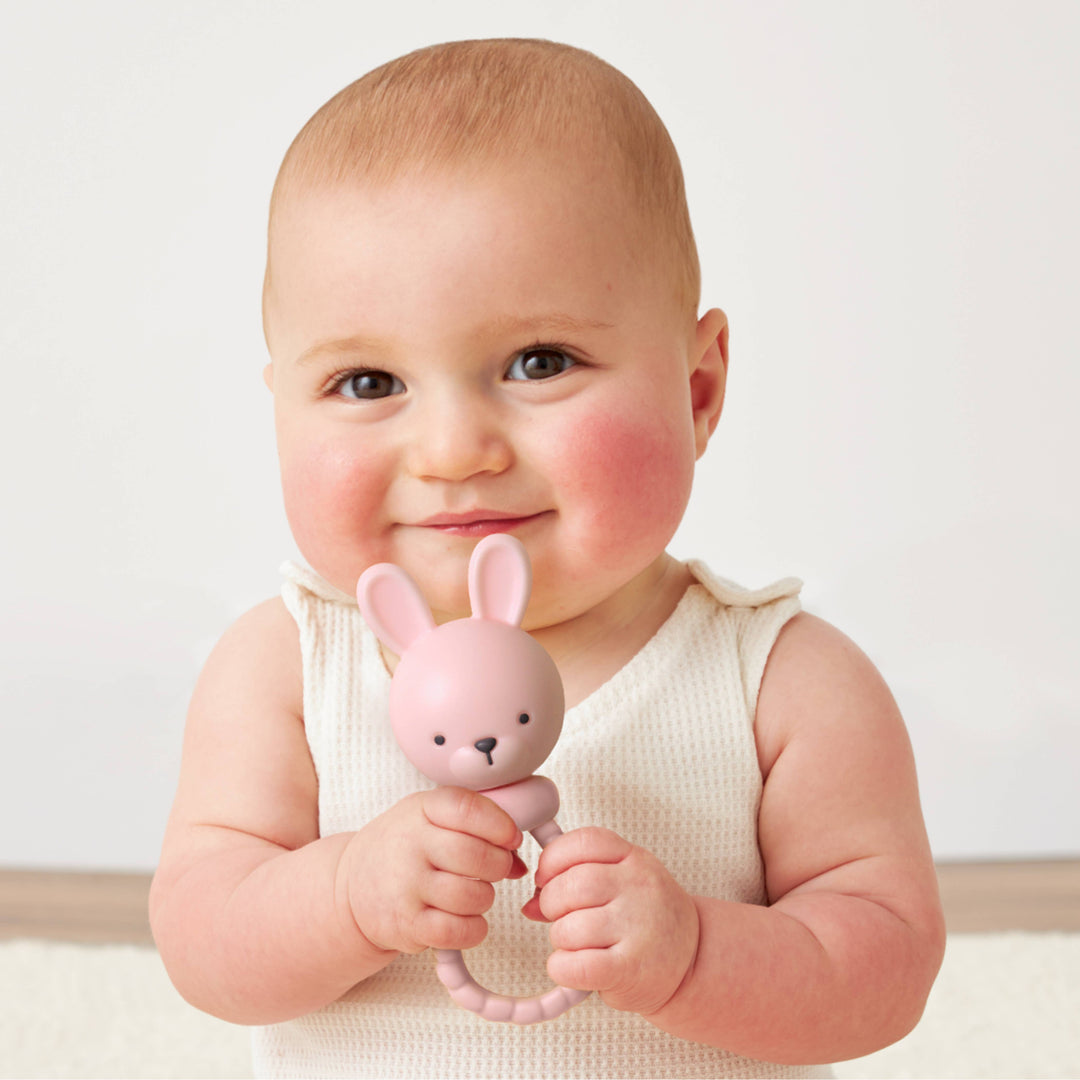 Itzy Ritzy Pink Bunny Sweetie Rattle™