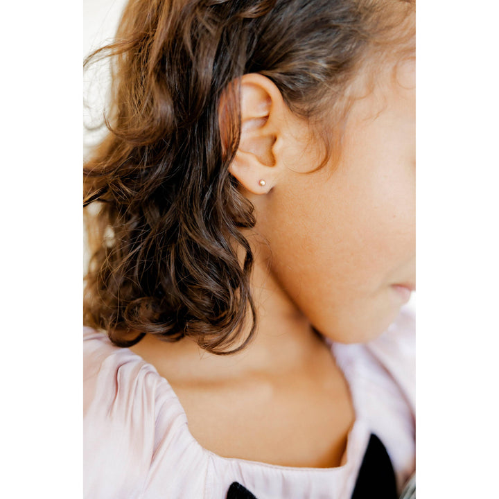 Screwback Stud Earrings - Evelyn Gold
