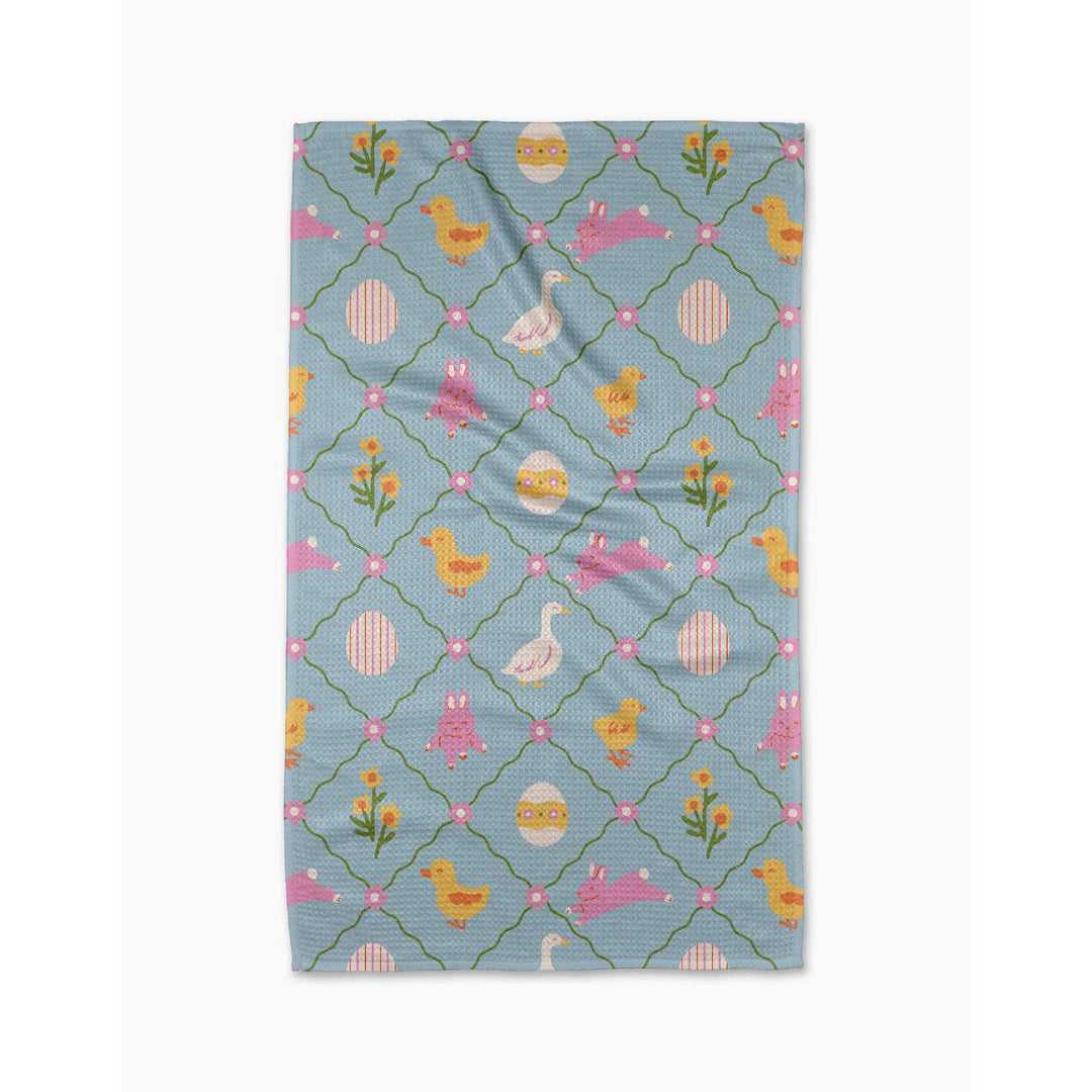 Easter Critters Tea Towel