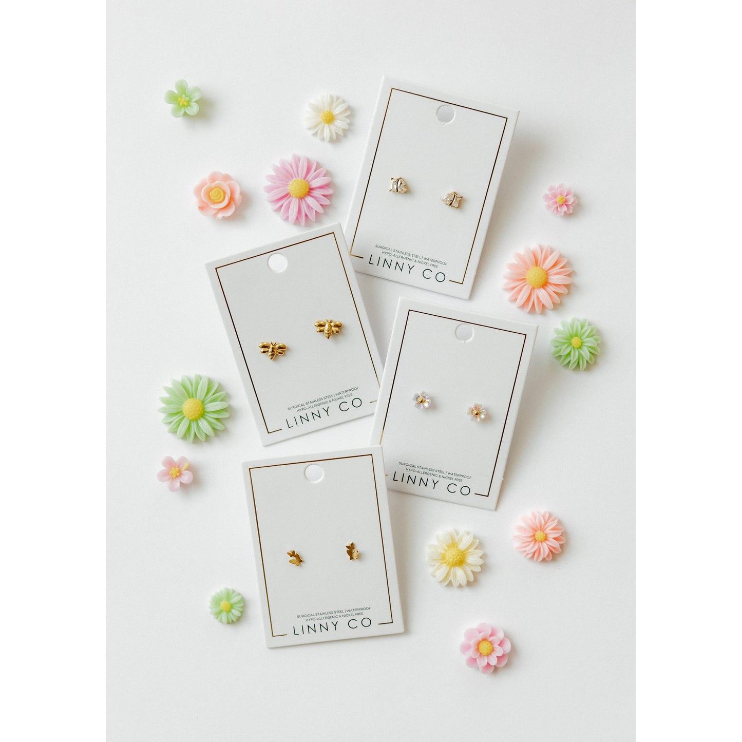 Screwback Stud Earrings - Sloane