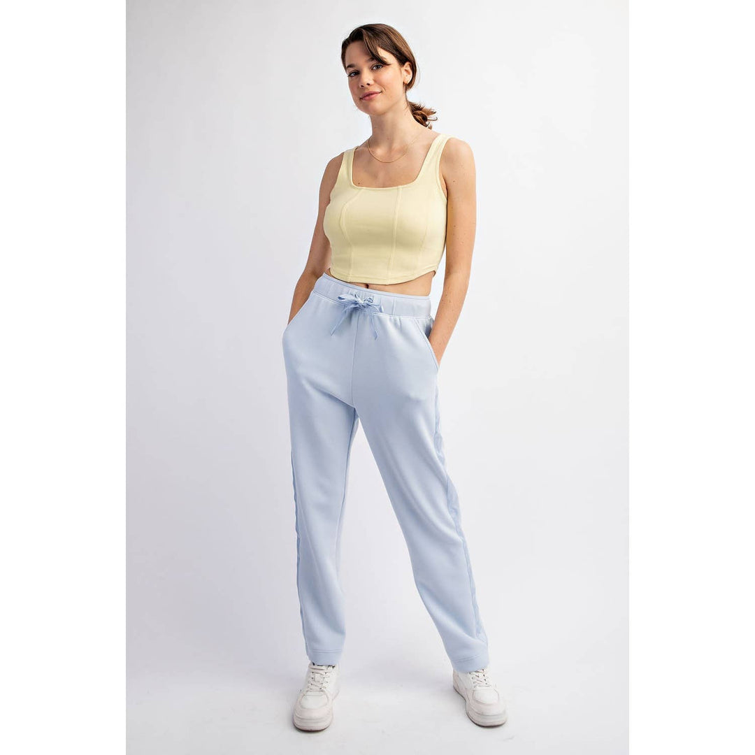 Modal Poly Span Jogger with Side Satin