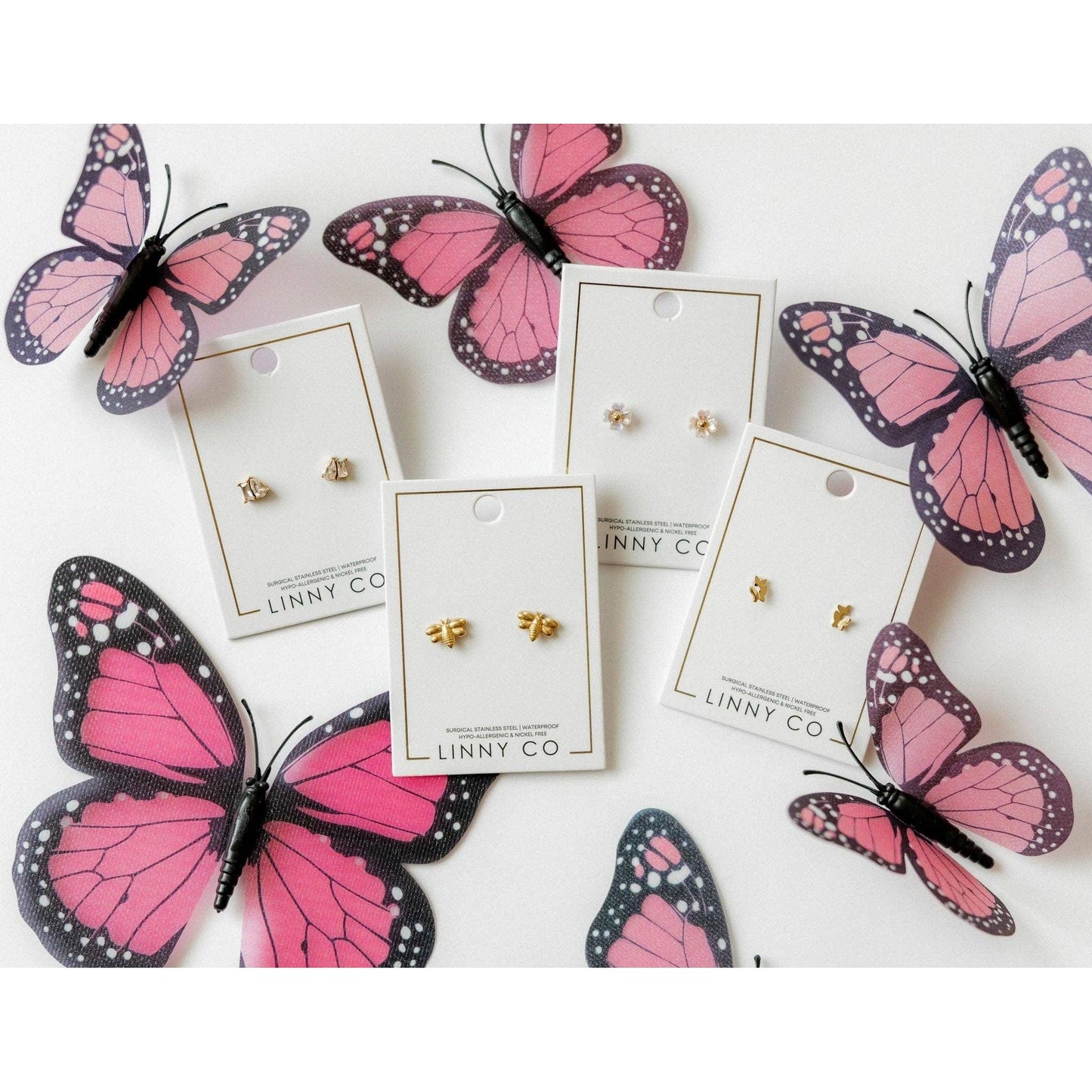 Screwback Stud Earrings - Maren