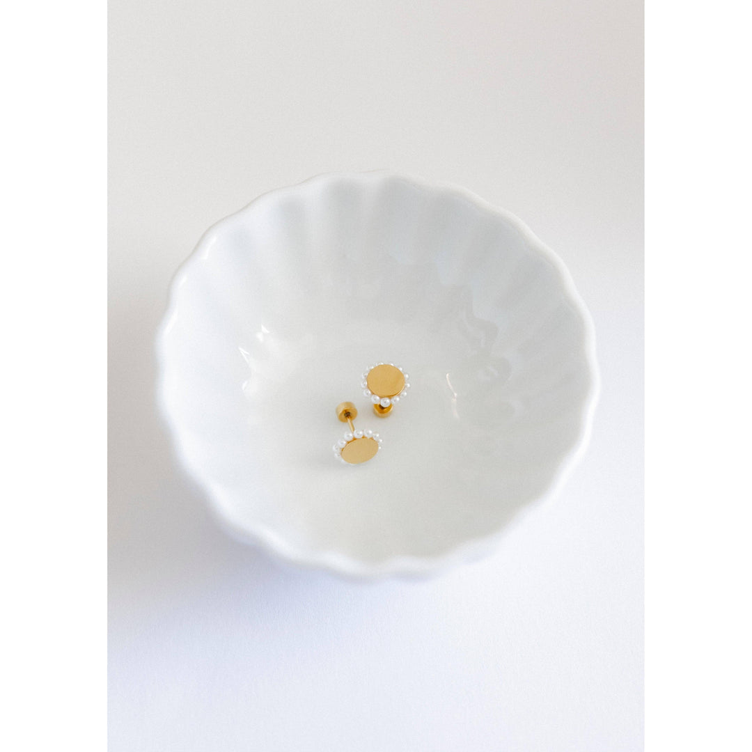Screwback Stud Earrings - Alice Pearl