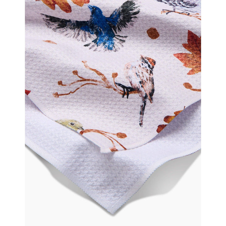 Autumnal Bird Skies Tea Towel