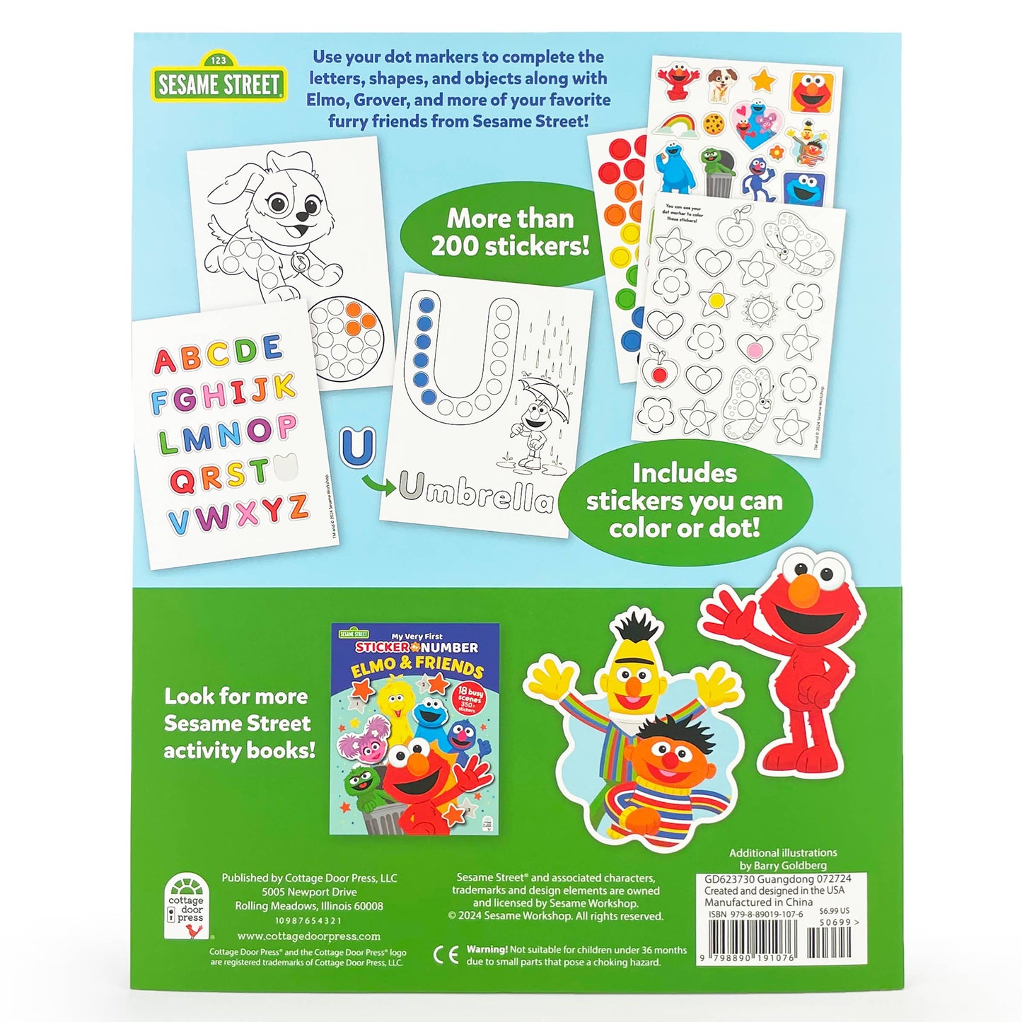 Sesame Street Dot Marker Activity Book ABC