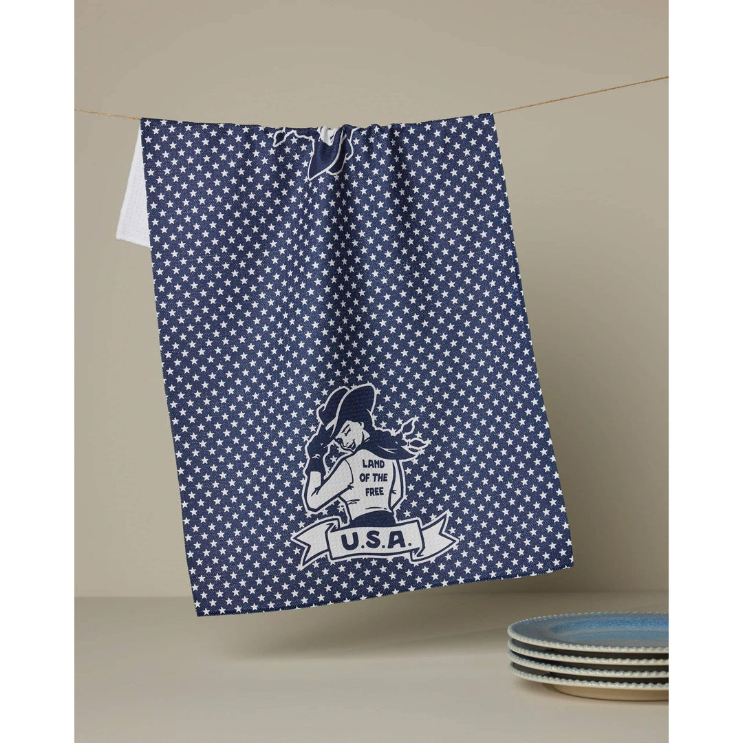 Star Cowgirl Tea Towel