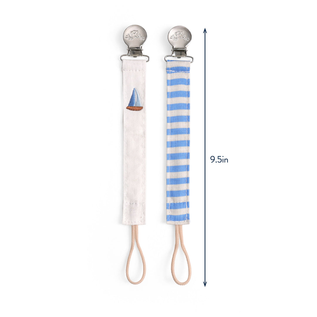 Itzy Ritzy Itzy Clip™ - Fabric Pacifier Strap (2-Pack)