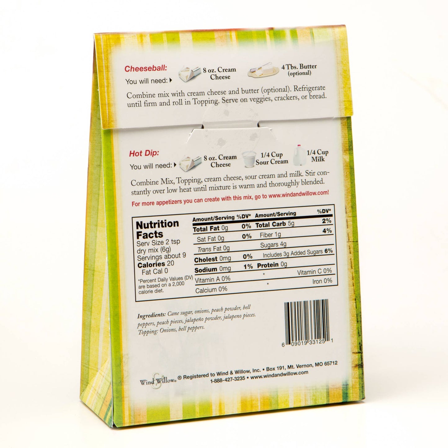 Jalapeno Peach Savory Cheeseball Mixes