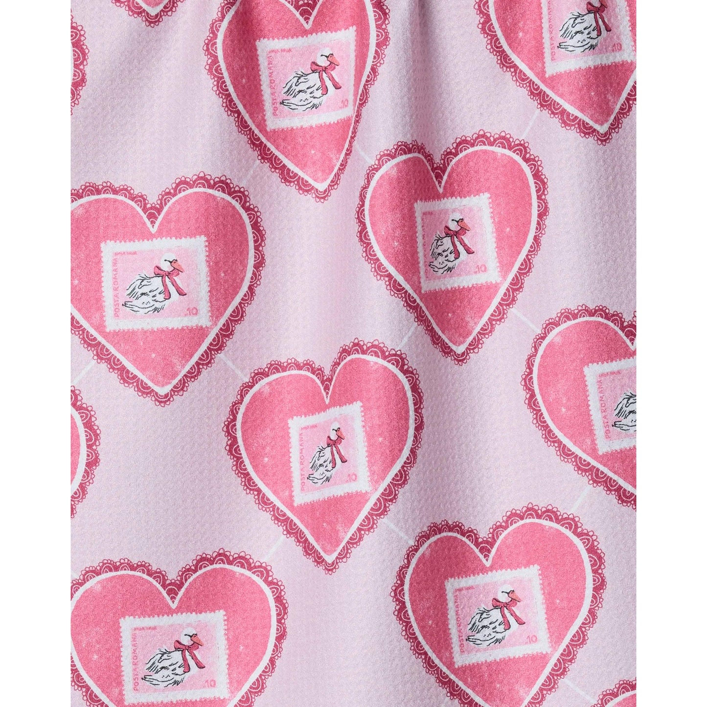 Swan Argyle Tea Towel