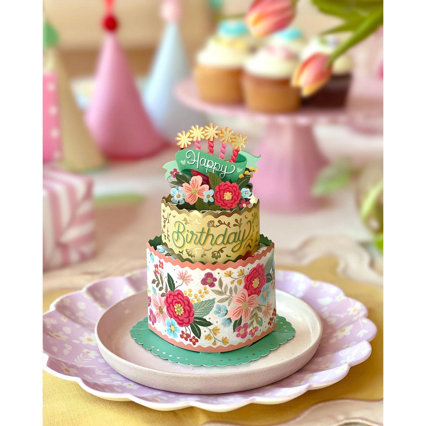 Mini Blooming Birthday Cake