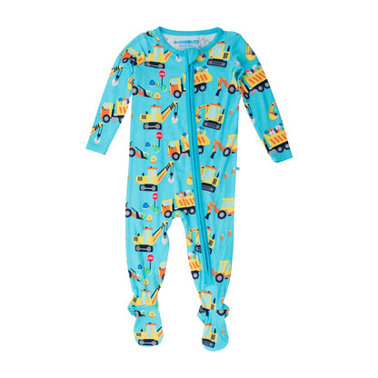 Baby Boys I Dig You Bamboo Viscose Footed One Piece Pajama