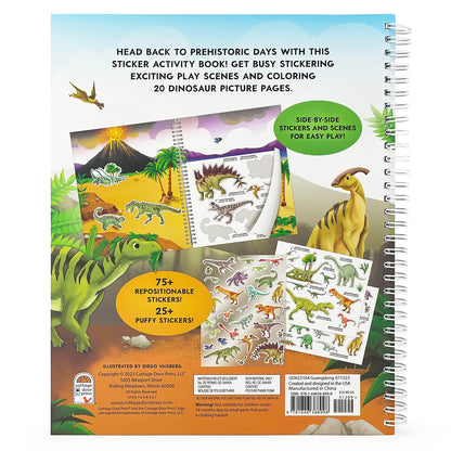 Dinosaurs Sticker & Coloring Activity Book