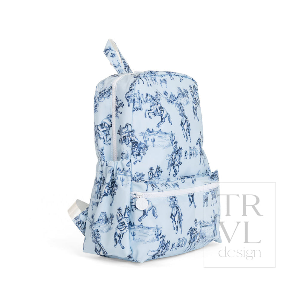 TRVL Design Cowboy Toile Backpacker side view