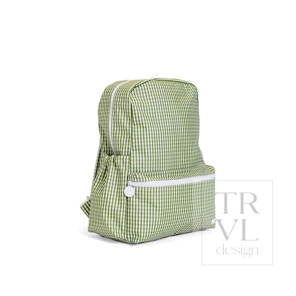 TRVL Design Gingham Moss Backpacker
