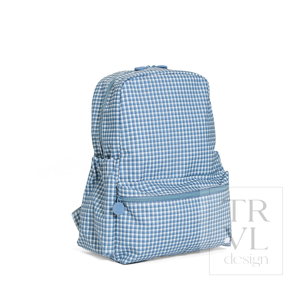 TRVL Design Rodeo Check Indigo Backpacker