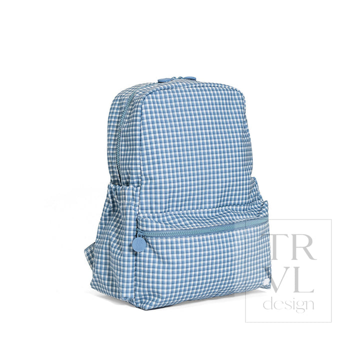 TRVL Design Rodeo Check Indigo Backpacker