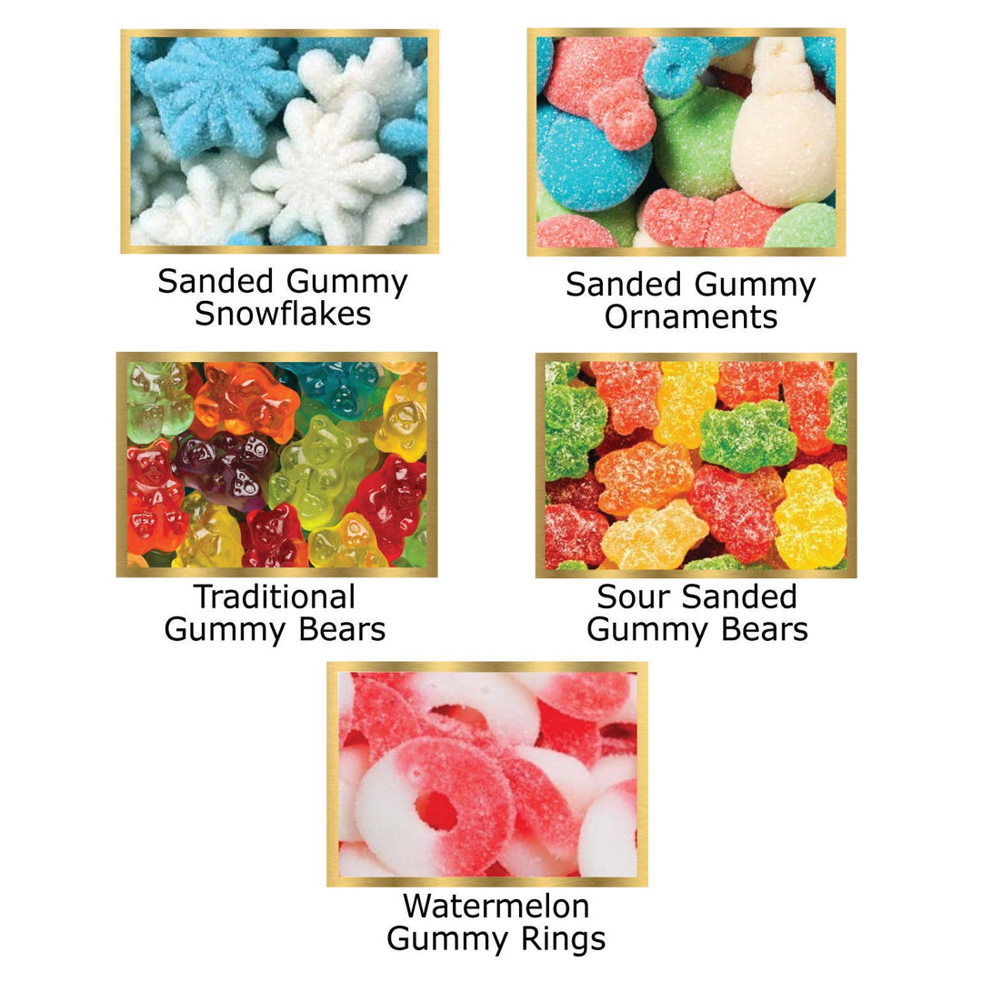 Christmas/ Holiday Candy Small Treat Bag Asst A
