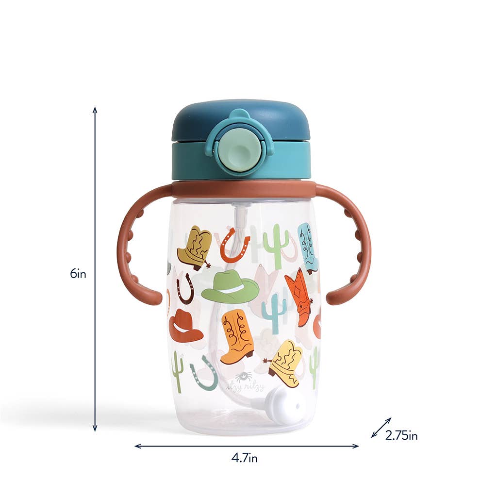 Itzy Ritzy Itzy Sips™ Weighted Straw Cup with Snap-Close Lid