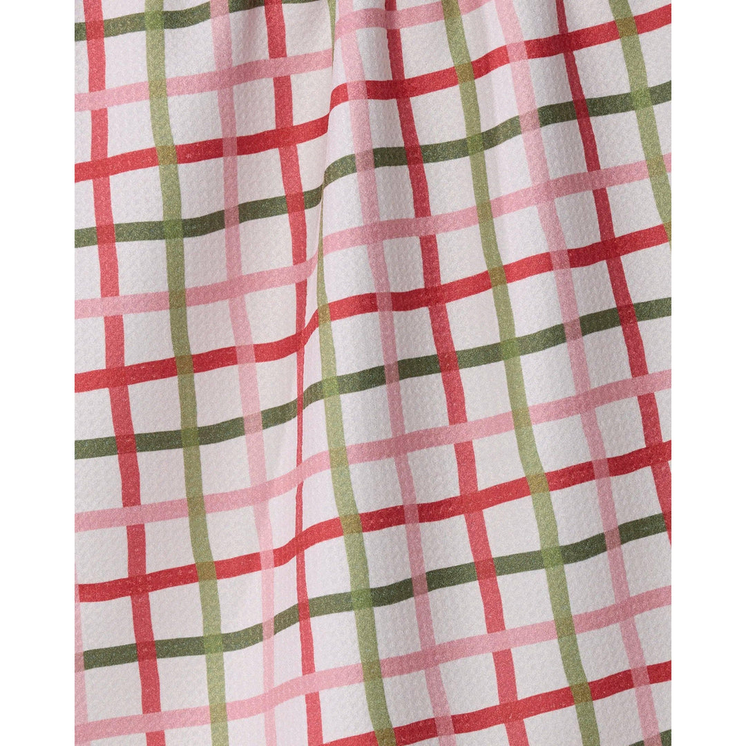 Festive Plaid Tea Towel - Holiday 2026