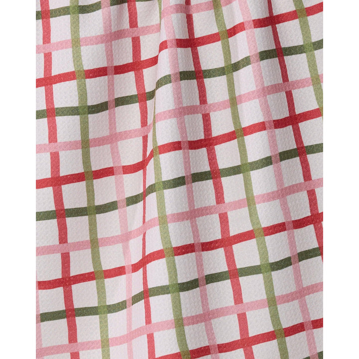 Festive Plaid Tea Towel - Holiday 2026
