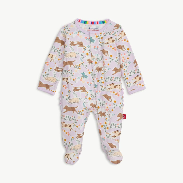 best fur end modal magnetic parent favorite footie with ruffle