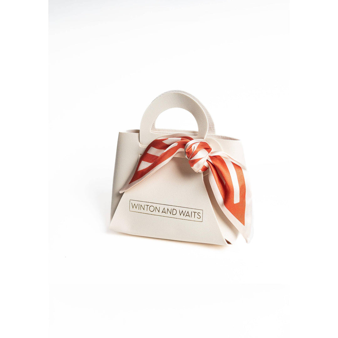 Game Day Accessory Scarf- Burnt Orange &amp; Cream