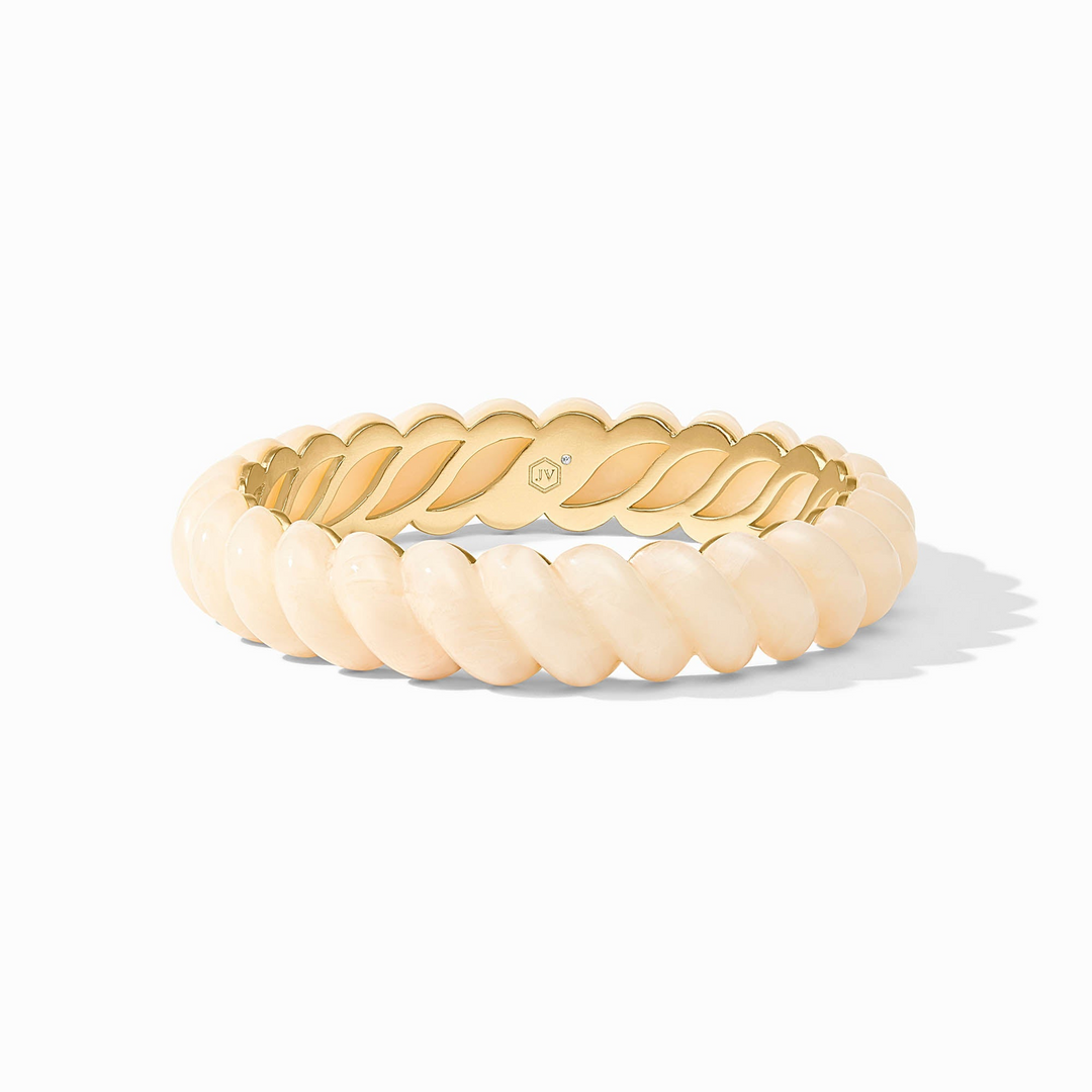 Julie Vos Ravello Statement Bangle - Ivory