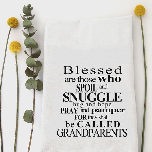 Blessed...Grandparents Tea Towel