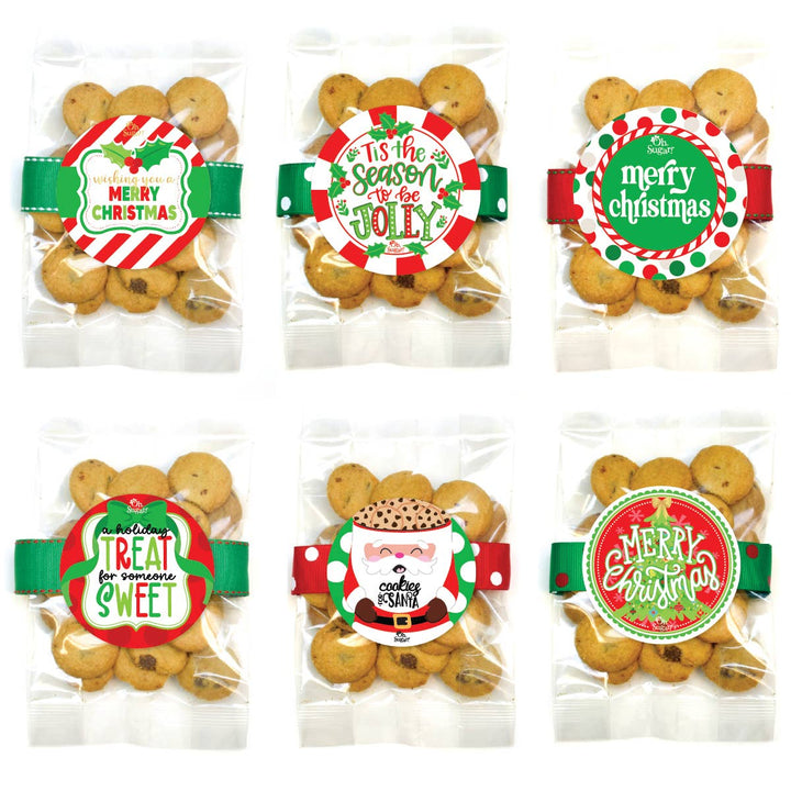 Cookies - Christmas Holiday Small Cookie Bag Asst A