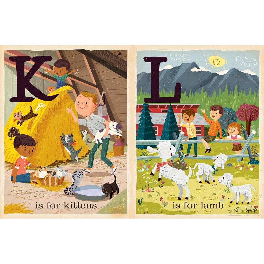 F is for Farm: Alphabet board book